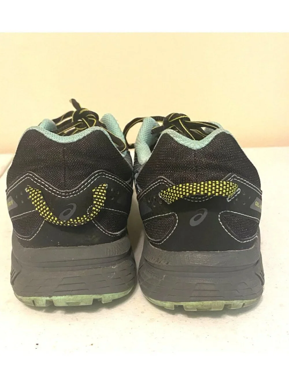 Women's Asics GEL Venture 6 Women's Running Shoe Gray Green‎ T7G6N Size 9